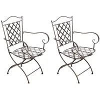 CLP 2er Set Stühle Adara bronze