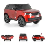 Moni Kinder Elektroauto Range Rover SUV metallic Fernbedienung Gurt EVA-Reifen rot