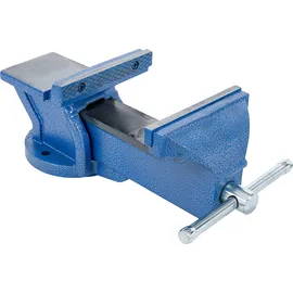 BGS Schraubstock Holz/Metall/Stahl/Grauguss 150 mm blau