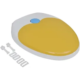 vidaXL Toilettensitz mit Absenkautomatik Weiß