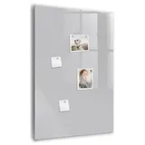 Tulup Magnettafel 70 x 100 cm Hellgrau