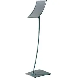 Sprintis update displays Infoständer Konkav silber DIN A4 29,5 x 29,5 x 109,0 cm, 1 St.