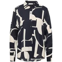 Eterna Hemdbluse »LOOSE FIT« Eterna schwarz 42