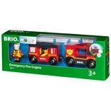 BRIO Feuerwehr-Leiterfahrzeug mit Licht und Sound (33811)