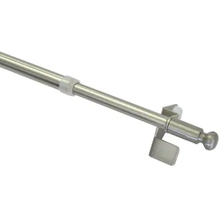 GARDINIA Klemmstange Press&Go Kugel, Ø Go Filigrano edelstahl, 30 - 50 cm