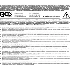 BGS Doppel-Lenkrollen-Satz Ø 40 mm 4-tlg. 0,21 m