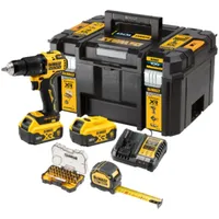 DeWalt Akku-Schlagbohrschrauber DCD709 Set inkl. 2 x 5,0 Ah + Schnellladegerät