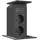 EVOline Steckdosenelement EVOline Port Push 230 V - 2x Schuko, usb-a usb-c Edelstahl