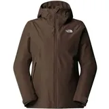 The North Face Damen Doppeljacke W CARTO MONO TRICLIMATE HOODED JACKET, Größe L in Braun SMOKEY BROWN
