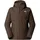 The North Face Damen Doppeljacke W CARTO MONO TRICLIMATE HOODED JACKET, Größe L in Braun SMOKEY BROWN