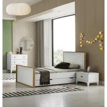 aea Garnitur Kinderzimmer Bett Kinderbett Kindermöbel Weiß