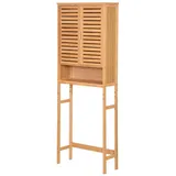 ad.con Waschmaschinenschrank 170 x 66 x 23 cm Natural Bambus