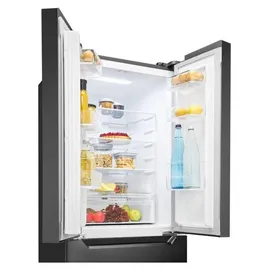 Bomann KG 7361 IX French Door (320 l, 1860 mm hoch, Schwarz)