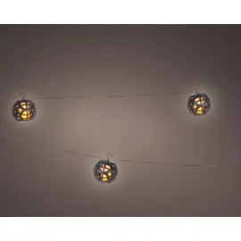 Lumineo Lichterkette Kunststoff 175 cm inkl. LED-Lampe schwarz