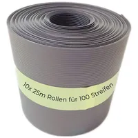 Novatool Sichtschutzstreifen 25000 x 1 cm Grau PVC 100 St.