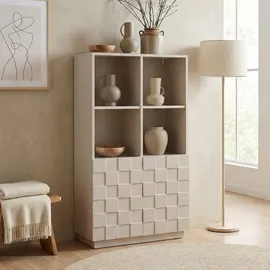 [en.casa] Highboard Bopibobro 118 x 64 x 30 cm Beige