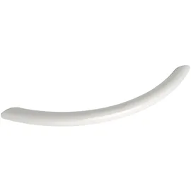 Grimme ø Griff Meduna Schubladengriff B 152 mm, Gebogen Möbelgriff Stahl, weiß