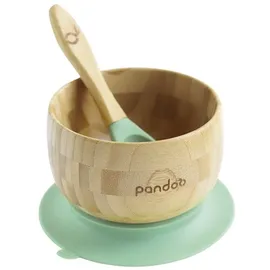 pandoo Kindergeschirr Set Bambus/Silikon