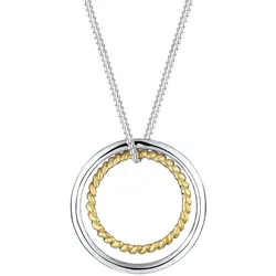 Elli Kreis Ring Geo Basic Trend 925 Sterling Silber Ketten   Damen 