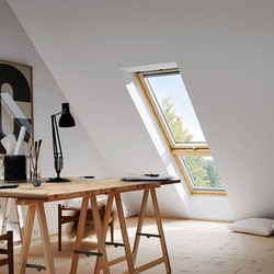 VELUX Zusatzelement Dachschräge GIL 3062 ENERGIE SCHALLSCHUTZ Holz klar lackiert, 114x92 cm (SK34)