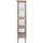 Actona Vitrine Linley 80 x 40 x 180 cm Beige