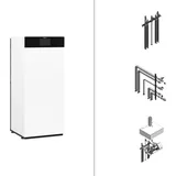 Viessmann Paket Vitodens 333-F B3TH Gas-Brennwertkompaktgerät AP, nach oben