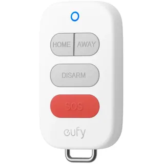 eufy Handsender E10, schnelles Scharf-/Unscharfschalten, wetterfest und robust, Flexible Tragemöglichkeiten, erfordert eine EU-Version von HomeBase 2, 3, Mini oder Pro