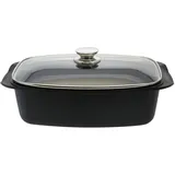 ELO Quatrorondo Bräter mit ELODUR® Edition, Aluminiumguss, hochwertige Antihaftversiegelung, kratzfest, backofenfest, für alle Herdarten geeignet