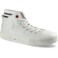 Weiße Sneakers Cross Jeans Leichte Damenschuhe, 38