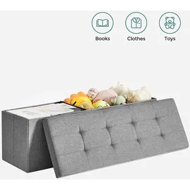 CaliCosy Sitzbox MDF L110 cm grau