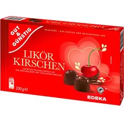 GUT&GÜNSTIG Likörkirschen Pralinen 250,0 g