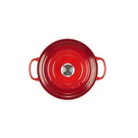 Le Creuset Signature Bräter 22 cm rund kirschrot