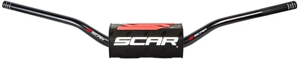 Scar O2 Stewart Kawasaki Kx 100 Lenkerpolster - Black / White - One Size