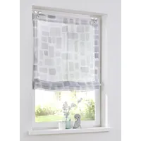 Kutti Raffrollo HEINE HOME Gr. 4, weiß (sanftes weiß, grau, taupe), B:100cm H:140cm, Raffrollos