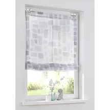 Kutti Raffrollo HEINE HOME Gr. 4, weiß (sanftes weiß, grau, taupe), B:100cm H:140cm, Raffrollos