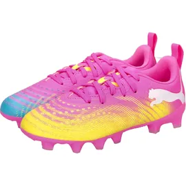 Puma Future 9 Play AG/FG Kinder Poison Pink/Sun Stream/Bright Aqua 29