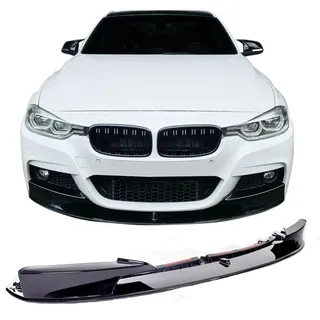 JOM 5111400-2JOM Frontspoiler Frontspoilerlippe Frontflap Spoiler Splitter schwarz glänzend+ABE+ passend für F30, F31, 10/2011-2019