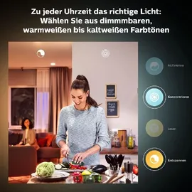 Philips Hue White & Color Ambiance E27 Einzelpack LED Lampe Mehrfarbig