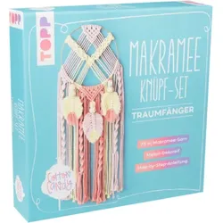 TOPP 18242 Makramee Knüpf-Set: Traumfänger - Anleitung und Material für einen Makramee-Traumfänger | Kirsch, Josephine