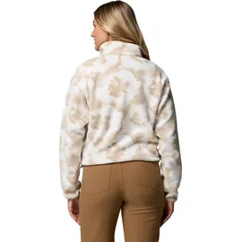 Columbia Helvetia II Printed Cropped Half Snap Weiß S