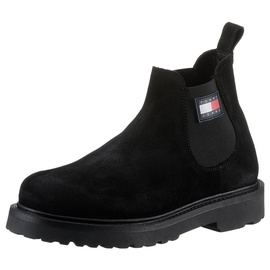 Tommy Jeans Chelseaboots » SUEDE BOOT«, Gr. 45, schwarz , 43159116-45