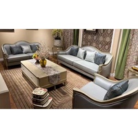 JVmoebel Sofa Sofagarnitur 3+2+1 Sitz Set Design Couch Sofa, Made in Europe grau