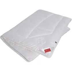 Hefel Einziehdecke »Klimacontrol Fair, Winterdecke«, extrawarm, Füllung 100 % HEFEL TENCEL®, Bezug 100 % Baumwoll-Satin aus Fairtrade certified cotton, (1 St.) Hefel weiß B/L: 140 cm x 200 cm