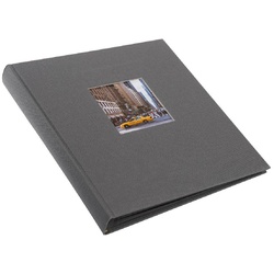 Bella Vista grau, 30x31 cm 60 schwarze Seiten, Buchalbum