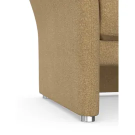DOMO collection Sessel Pina Feinstruktur 99 x 95 x 88 cm Beige