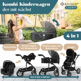 Kesser Loops 3 in 1 schwarz