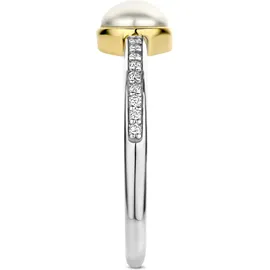 Ti Sento Milano Ring gold - silber / transparent 50