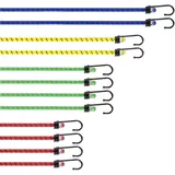 Pretex Spanngurte 12er-Set mit Haken in 4 Längen