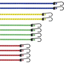 Pretex Spanngurte 12er-Set mit Haken in 4 Längen