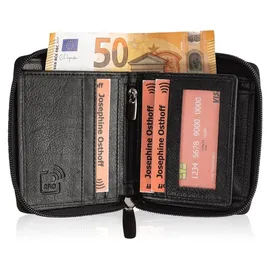 Josephine Osthoff Handtaschen-Manufaktur Josephine Osthoff Geldbörse schwarz